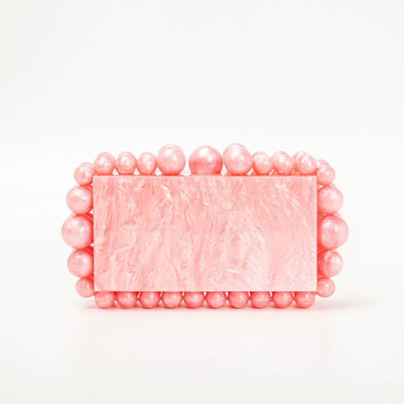 Pearl Marble Clutch