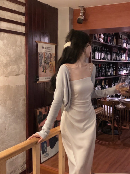 Clara Spaghetti Strap Midi Dress