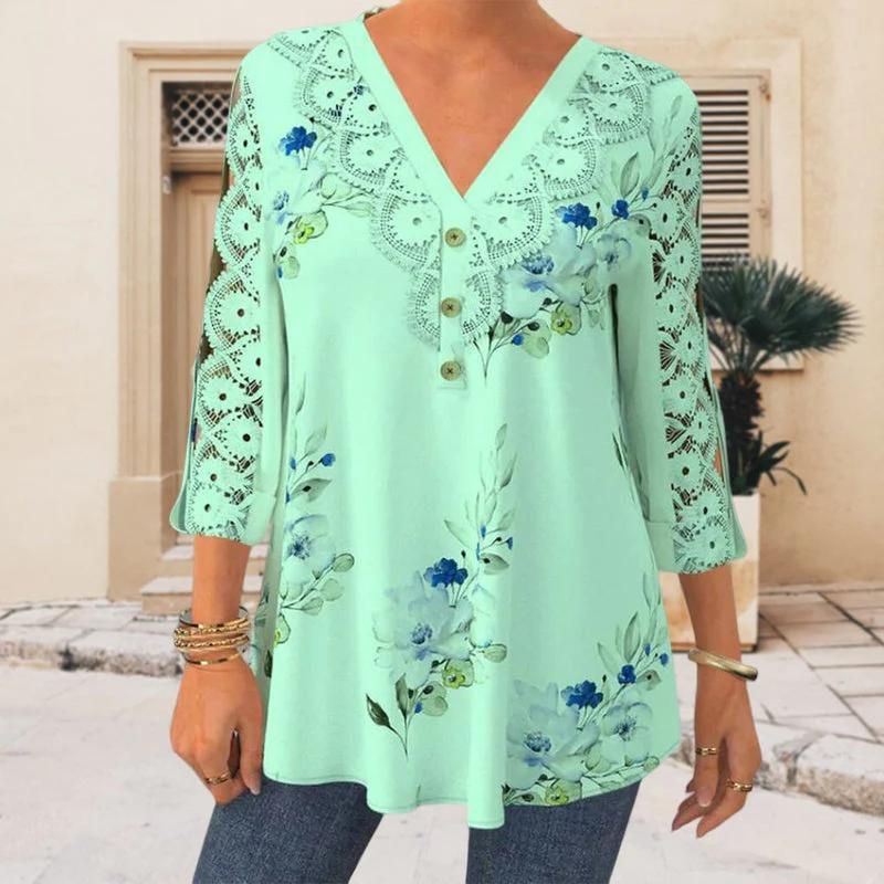 Chinny Sleeve Lace Blouse